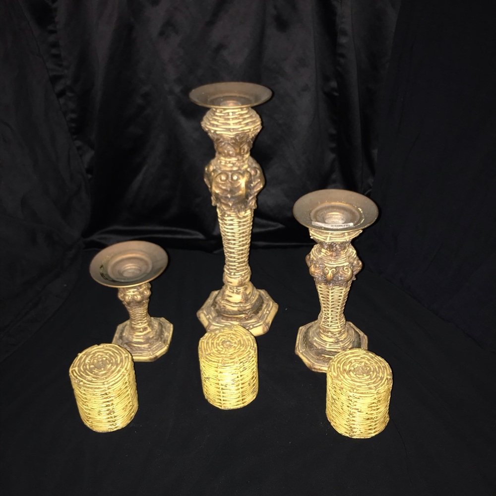 Candles w/ Matching Candlestick - Picture 5 of 5